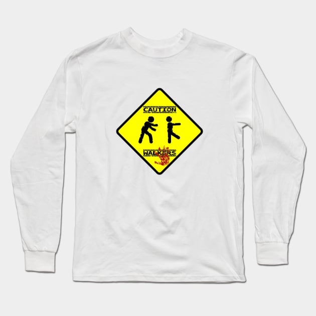 Walkers Roadsign Long Sleeve T-Shirt by raffertypaul